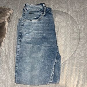 Abercrombie & Fitch The Super Skinny Ankle High Rose Jeans